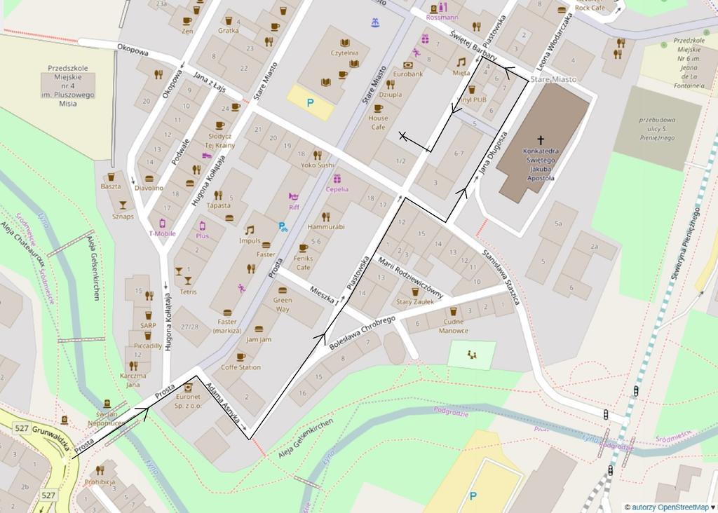 奥尔什丁Dk Apartament Stare Miasto公寓 外观 照片